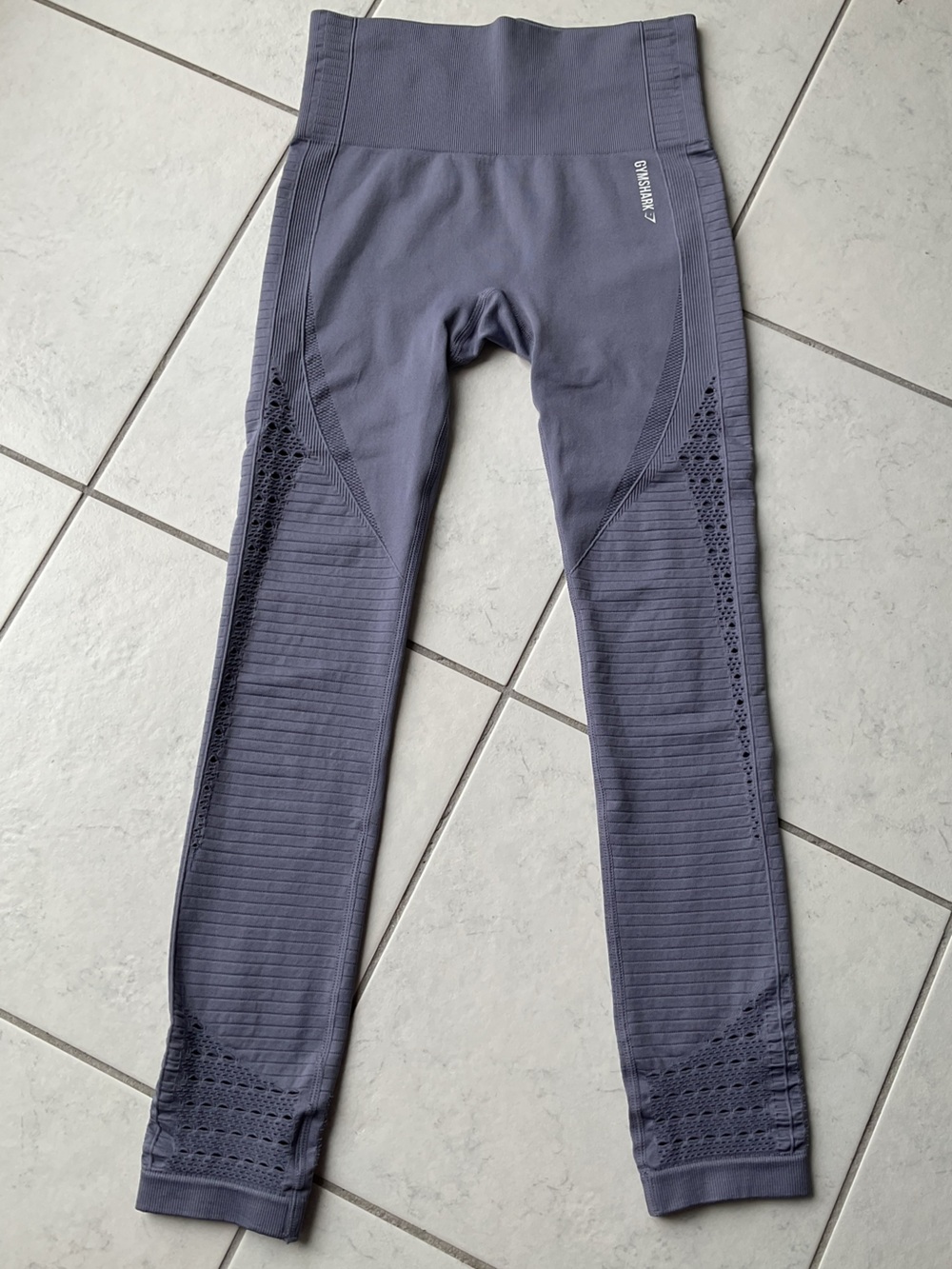 Gymshark Women's Grey Purple Lavender Seamless Leggings